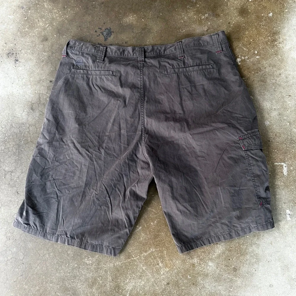 Wrangler Cargo Shorts Mens 40 Gray Performance Hybrid Cotton Nylon Hiking